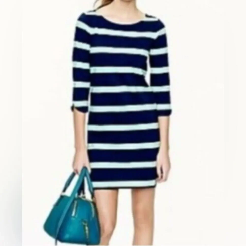 J.Crew cotton striped dress Size XS